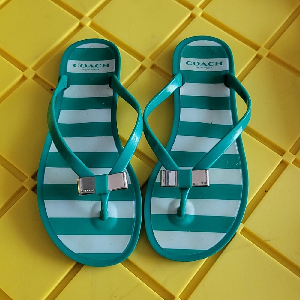 Coach slippers